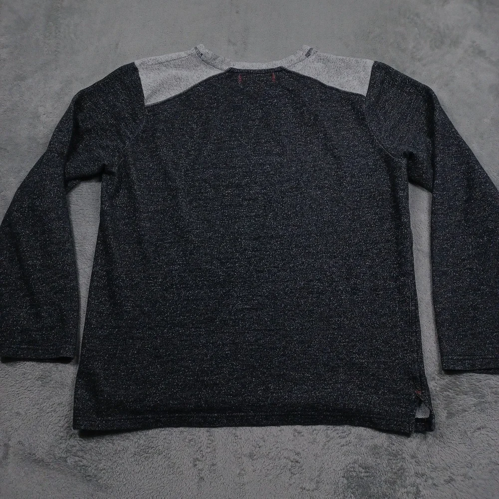 Tommy Bahama Sweater Mens‎ Large Gray Long Sleeve Pullover Fleece Casual